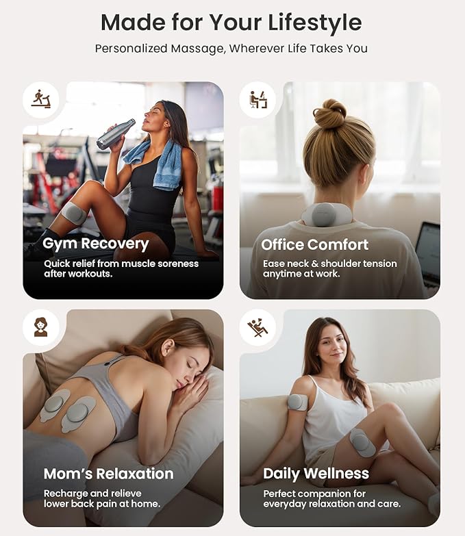 Wireless TENS Unit for Pain Relief, 18 Modes App Control Tens Machine & Deep - Image 4