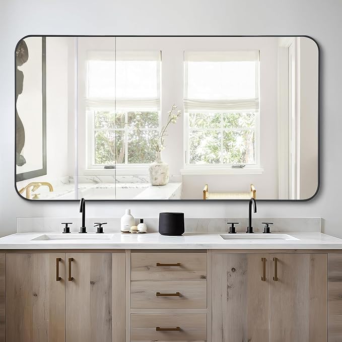 FORBATH Bathroom Mirror 30" X 60"，Large Rectangular Wall Mirror - Image 7