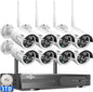 Hiseeu 2K Wireless Security Camera System, 10CH NVR Kit, Night Vision, by Hiseeu
