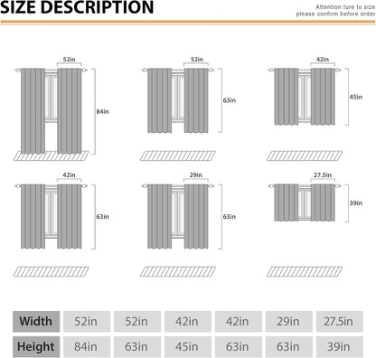 Colorful Rainbow Cloudy Aesthetic Stars Living Room Bedroom Window Curtains | 42"W x 63"L Girly Kids; colorfast print, 2 panels, rod pocket, easy to install,easy-care and washable.