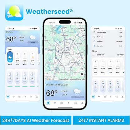 Sainlogic Smart WiFi Weather Stations Wireless Indoor Outdoor SA6 Plus - Image 3