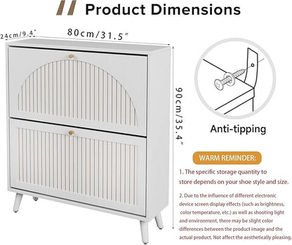 Shoe Storage Cabinet for Entryway - Image 2