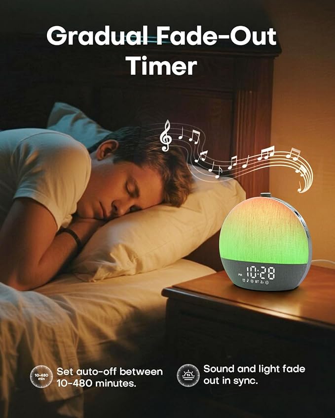 Zelaclock Sunrise Alarm Clock, Sunlight Alarm Clocks - Image 7