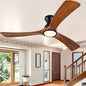 52 Inch Ceiling Fans with Lights and Remote Control, Flush Mount Low Profile by Unknown