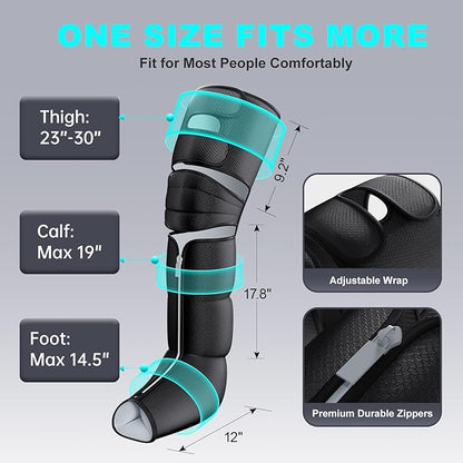 Leg Massager with Heat and Compression, Foot Massager - Image 6
