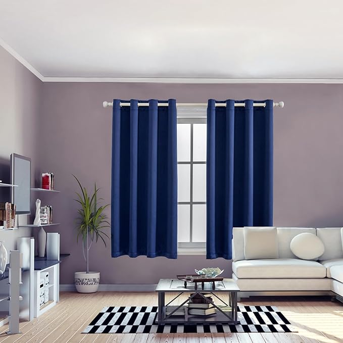 Anytime 100% Blackout Curtain 2 Panels Set, Thermal Insulated Window Drapes - Image 5