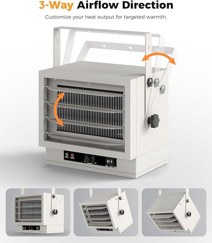 Electric Garage Heater for Indoor Use - 5000W - Image 5