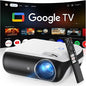 Official Licensed Google TV Smart Projector, HAPPRUN 4K UHD Home Theater by HAPPRUN