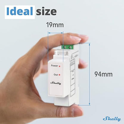Shelly Pro 3EM Switch Add-On | Add-On Pro 3EM Dry Contacts DIN Rail Mounting | - Image 6
