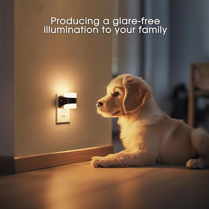 L LOHAS LED Colored Night Lights Plug into Wall, 3 Brightness Level, 1W Low - Image 5