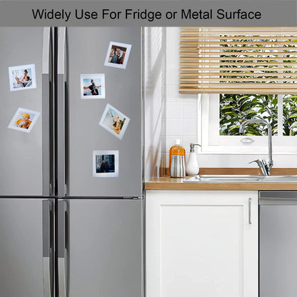 3.5x4.25” Magnetic Polaroid Picture Frame, Fridge Magnet Frame for Polaroid Now i-Type/600/SX-70/OneStep+/Instax Wide Square 300/200/210 Films, Instant Film Display,10 Pack
