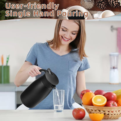Norme 2 Pcs Thermal Coffee Carafe Insulated Stainless Steel Coffee Carafe - Image 6