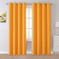 Dualife Marigold Blackout Curtain Panels/Drapes by DUALIFE