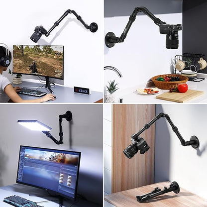 ULANZI ZJ04 Magic Arm Camera Wall Mount Overhead Mount, 70cm/27.6inch Aluminum - Image 7