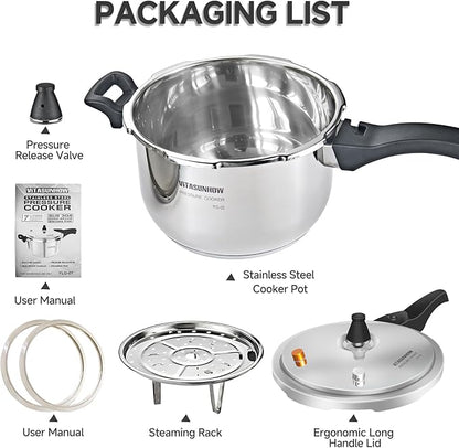 Stainless Steel Pressure Cooker - Image 6