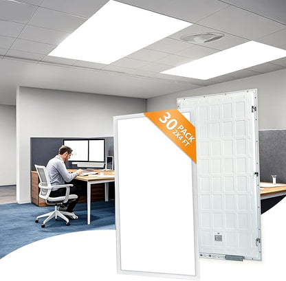 Mcacggo 30 Pack 2x4 LED Flat Panel Light 5000K-4000K-3000K & 0-10V Dimmable by Mcacggo