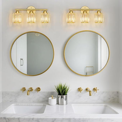 FDPBY Modern 3 Light Crystal Vanity Light, Compatible - Image 7