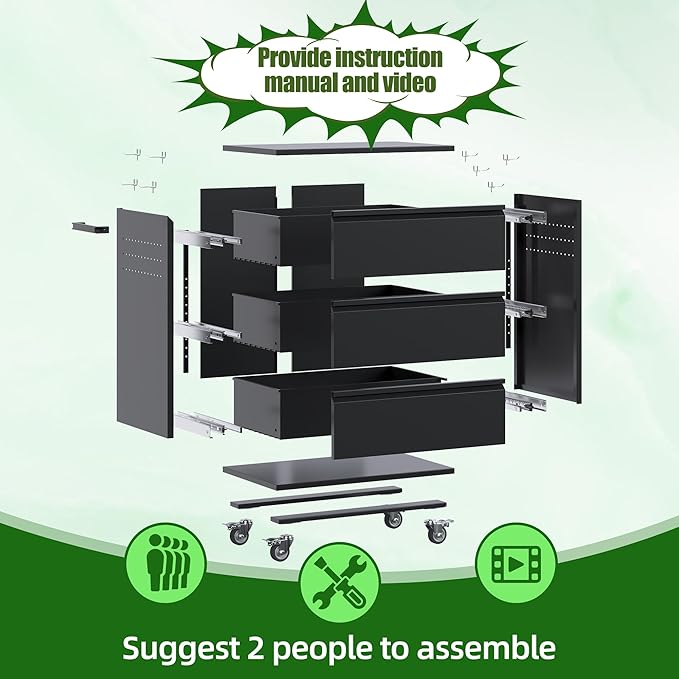 SUXXAN Metal Storage Cabinet - Image 6