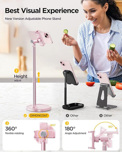 DIMONCOAT Cell Phone Stand for Desk, Stocking Stuffers Gifts for Teens Girls - Image 2