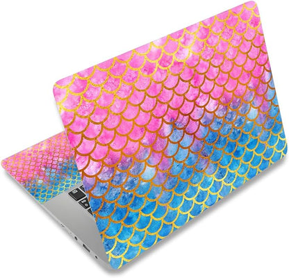 Laptop Skin Sticker Decal, Decorative Waterproof Removable, Mermaid Scale by ToLuLu