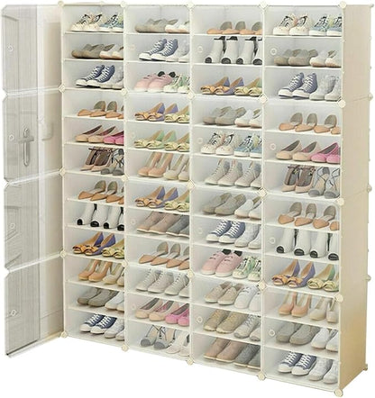12 Tier Portable Shoe Shelf Storage Shoe Rack Organizer 96 Pair Shoe Storage by Flhonudi