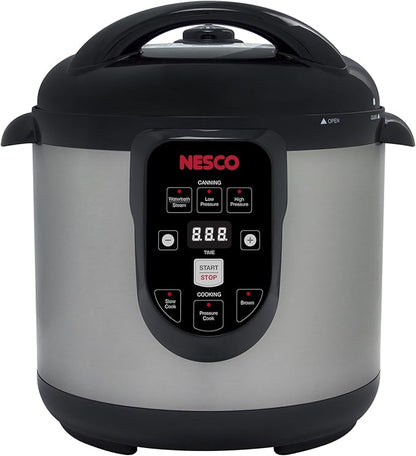 Nesco NPC-9 Smart Electric Pressure Cooker and Canner, Stainless Steel by NESCO