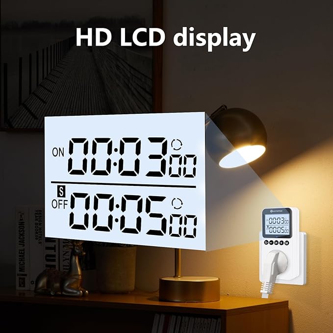 KETOTEK KTTS02 Digital Timer Outlet Plug in Timer Switch Socket Indoor Infinite - Image 5