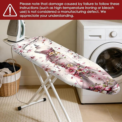 Nuxovilar Ironing Board Cover Needle Cotton 15x54 Inches | Ironing Board Cover - Image 7