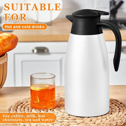 Norme 2 Pcs Thermal Coffee Carafe Insulated Stainless Steel Coffee Carafe - Image 6