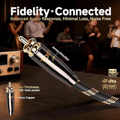 TODN HiFi Digital Coaxial Audio Cable - Image 7