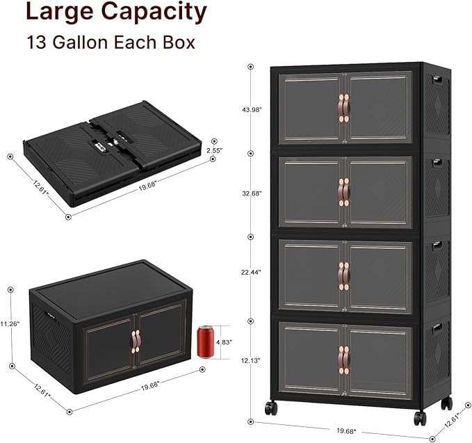 Extra Large Stackable Storage Bins - Image 2