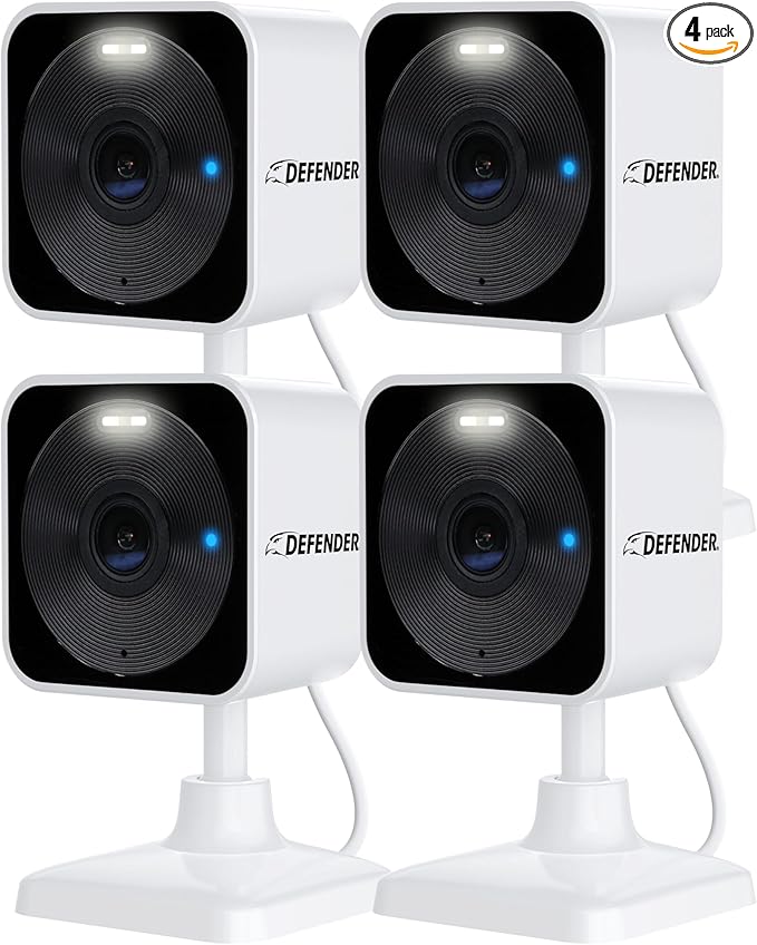 Defender GO 2K AI Powered WiFi Indoor/Outdoor Home, Baby Security Camera by Defender