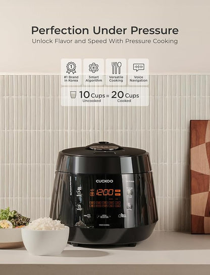 CUCKOO High Pressure Rice Cooker 10-Cup Uncooked / 20-Cup Cooked - Image 2
