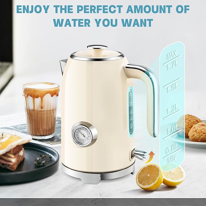 SUSTEAS Electric Kettle - 57oz Hot Tea Kettle Water Boiler - Image 6