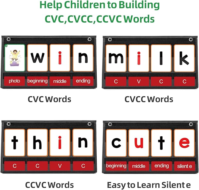 CVC Word Builder Desktop Pocket Chart - Image 3