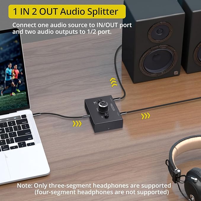 PROZOR 3.5mm Audio Bi-Directional Switcher - Image 3