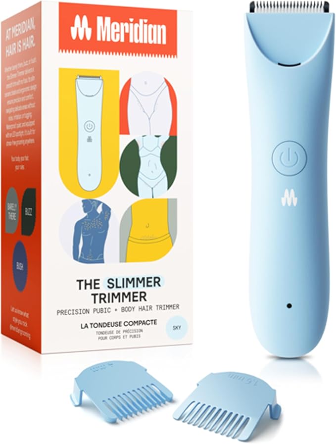 MERIDIAN Slimmer Trimmer – Electric Bikini Line & Pubic Hair Trimmer by Meridian