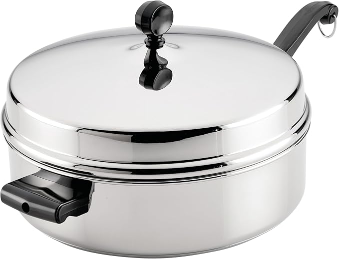 Farberware Classic Series Anniversary Edition Stainless Steel Sauté Pan and Lid by Farberware