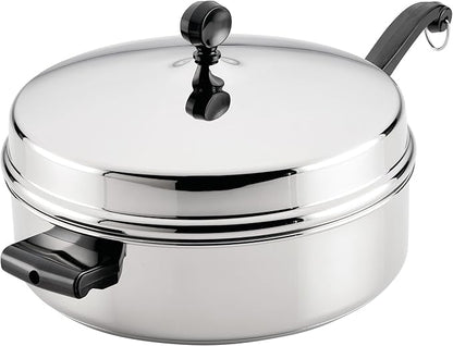 Farberware Classic Series Anniversary Edition Stainless Steel Sauté Pan and Lid by Farberware