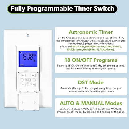 BN-LINK 7 Day Programmable Astronomical Timer Switch - Image 5
