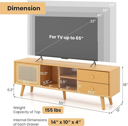 Giantex Mid Century Modern TV Stand - Image 3