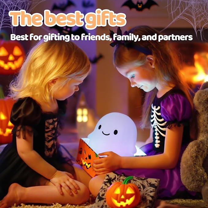 Rytinazzz Halloween Ghost Night Light, Color-Changing & 50-Hour Battery - Image 7