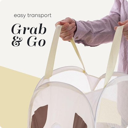 Handy Laundry Collapsible Mesh Pop-Up Hamper - Image 7