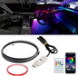 Goodream Interior Car Ambient Lighting Kit, 43.3 Inches RGB USB LED Ultrathin by Goodream