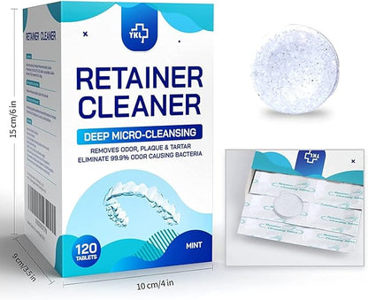 Y-Kelin Retainer and Denture Cleaner 120 Tablets - Image 2