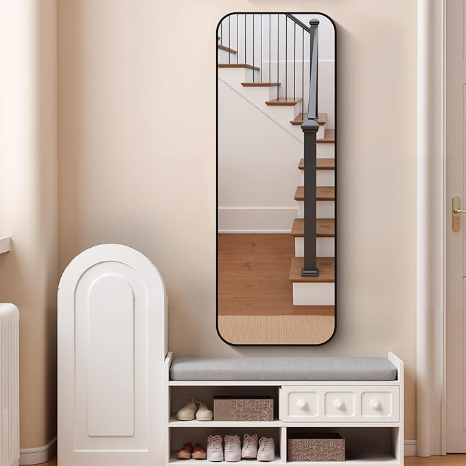 FORBATH Bathroom Mirror 20" x 55", Rectangle Black Bathroom Mirror - Image 3