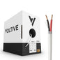 Voltive 12/2 Speaker Wire, in-Wall CL3 & Direct Burial, 500ft by Voltive