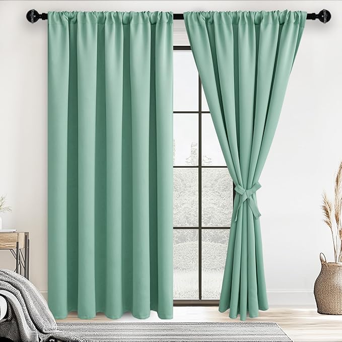 JIUZHEN Blackout Curtains for Bedroom by JIUZHEN