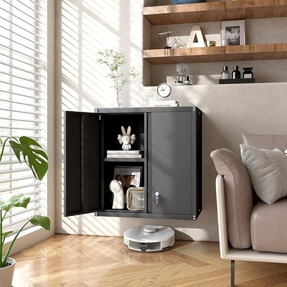GREATMEET Locking Metal Wall Cabinets - Image 4