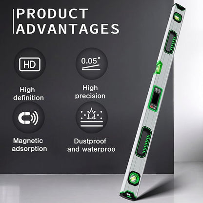 Kanayu Digital Level Digital 40'' LCD Display Magnetic Torpedo Level Tool - Image 4